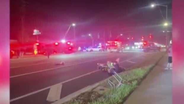 Florida teen struck by car while friends filmed haircut on median