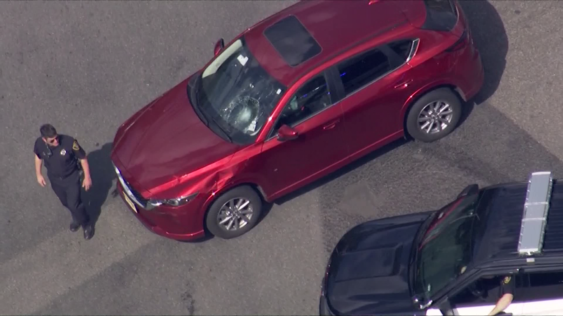 Bicyclist hospitalized after South Shore crash