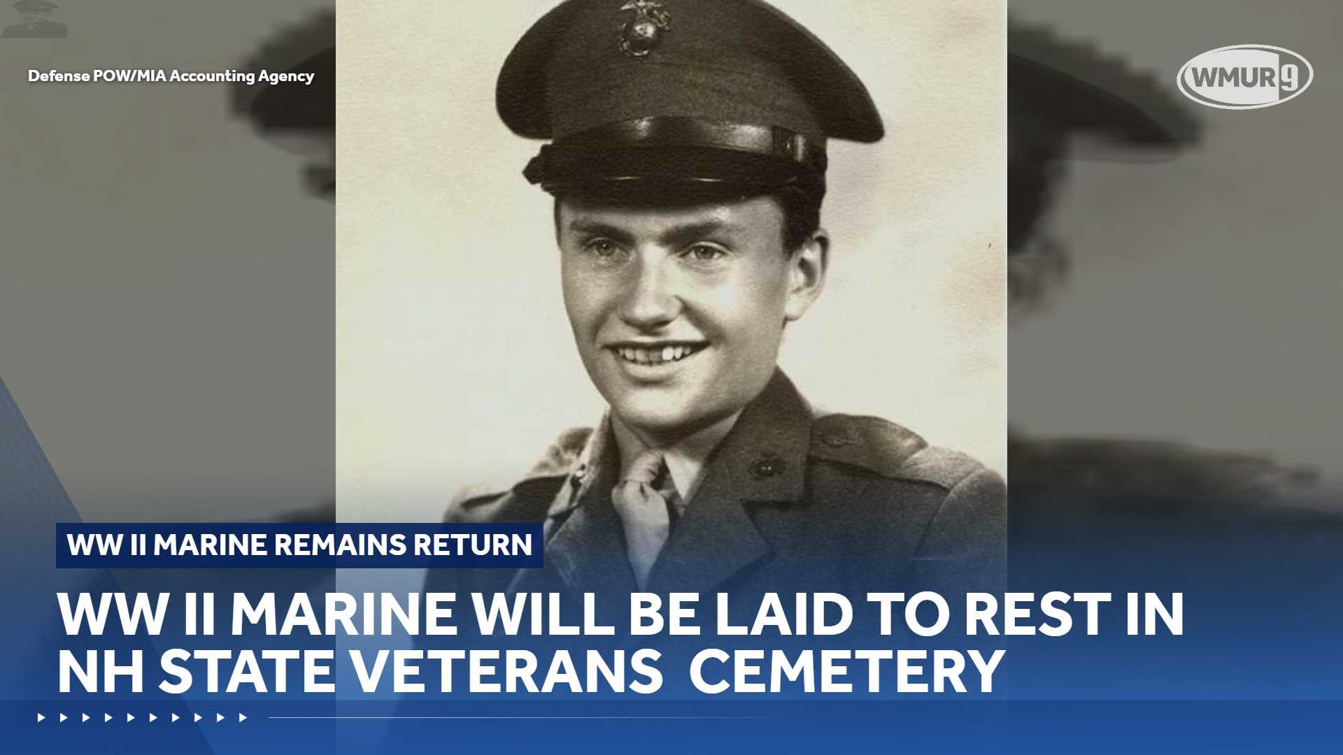 WW II Marine killed in action to be returned home to Granite State