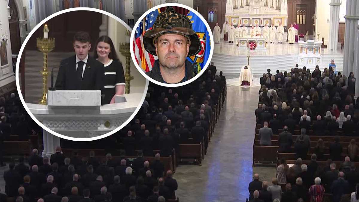 'My dad is a hero': Family, firefighters speak at funeral of Robert ...