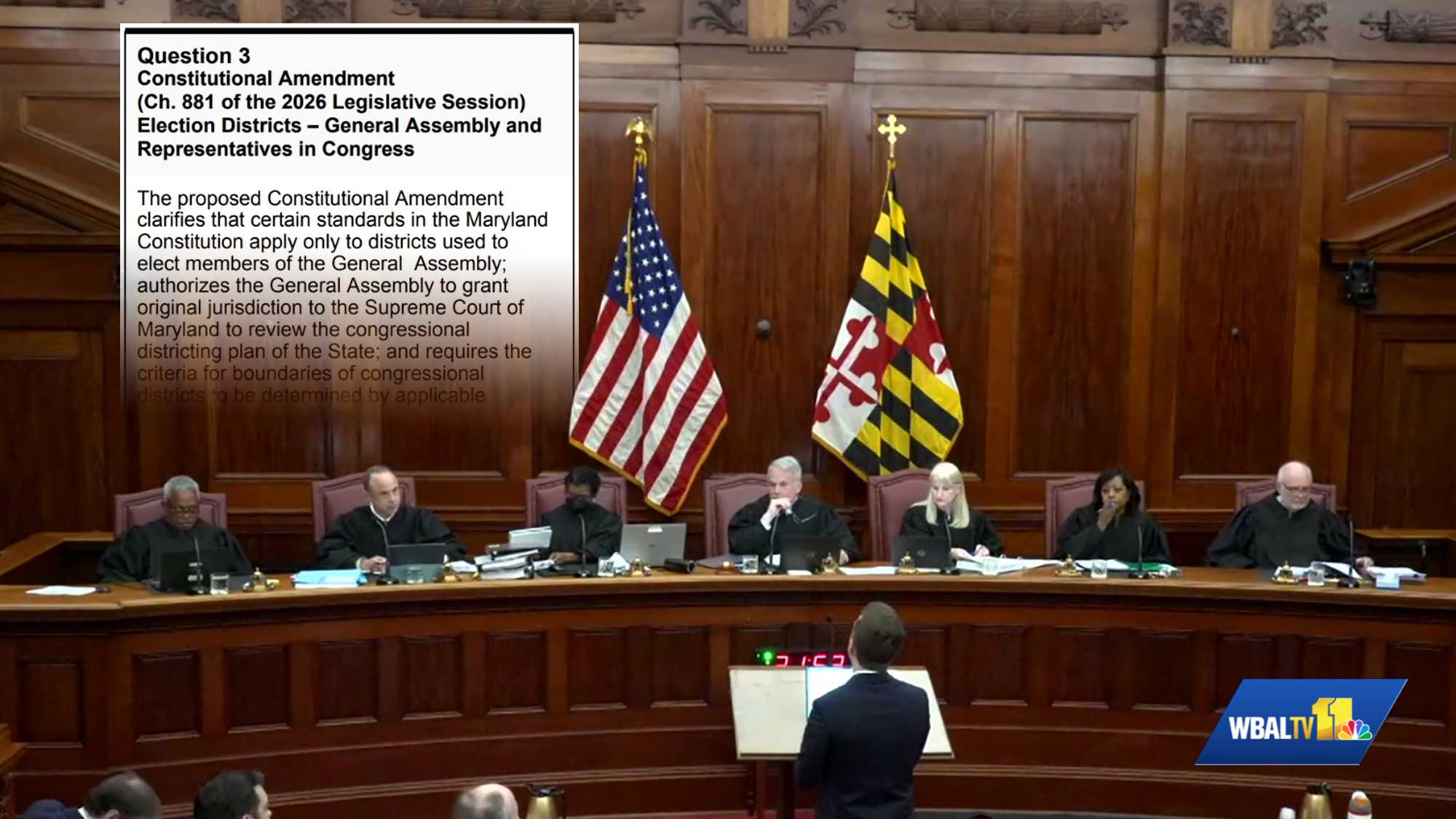 Maryland Supreme Court rules on redistricting ballot question