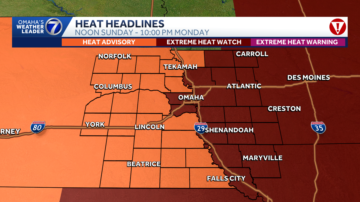 Dangerous heat returns for Omaha area this weekend, early next week