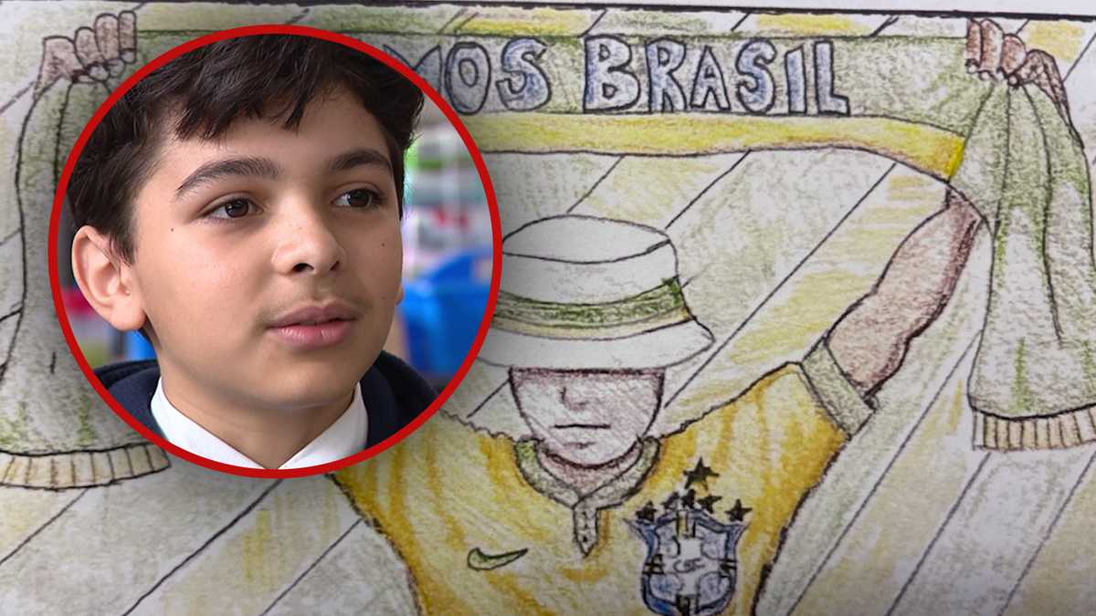 New Bedford sixth grader’s art earns place on Brazil’s World Cup bus