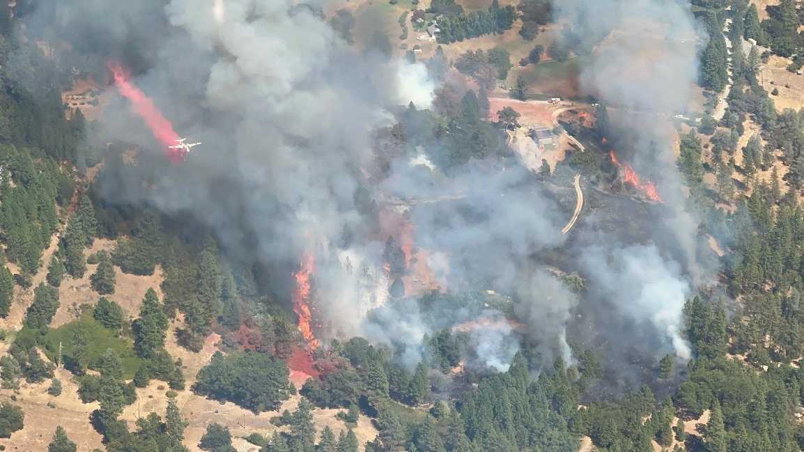 Yuba Fire Near Nevada City Prompts Evacuations, Threatens Structures
