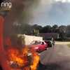 WATCH: Good Samaritan helps put out a fire in Nashua
