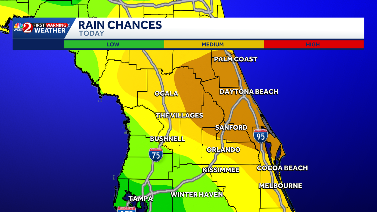 Impact Weather: More downpours ahead with up to 4 inches possible in Central Florida
