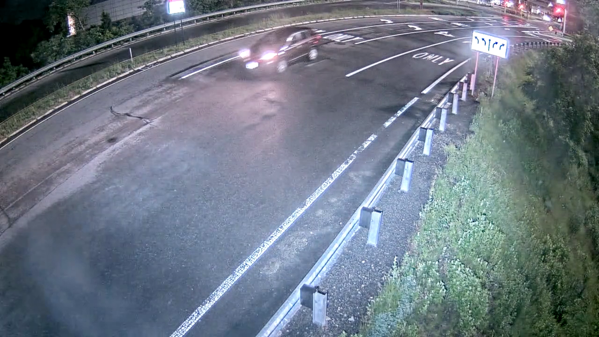 Video shows safety system alert wrong-way driver on I-95 ramp