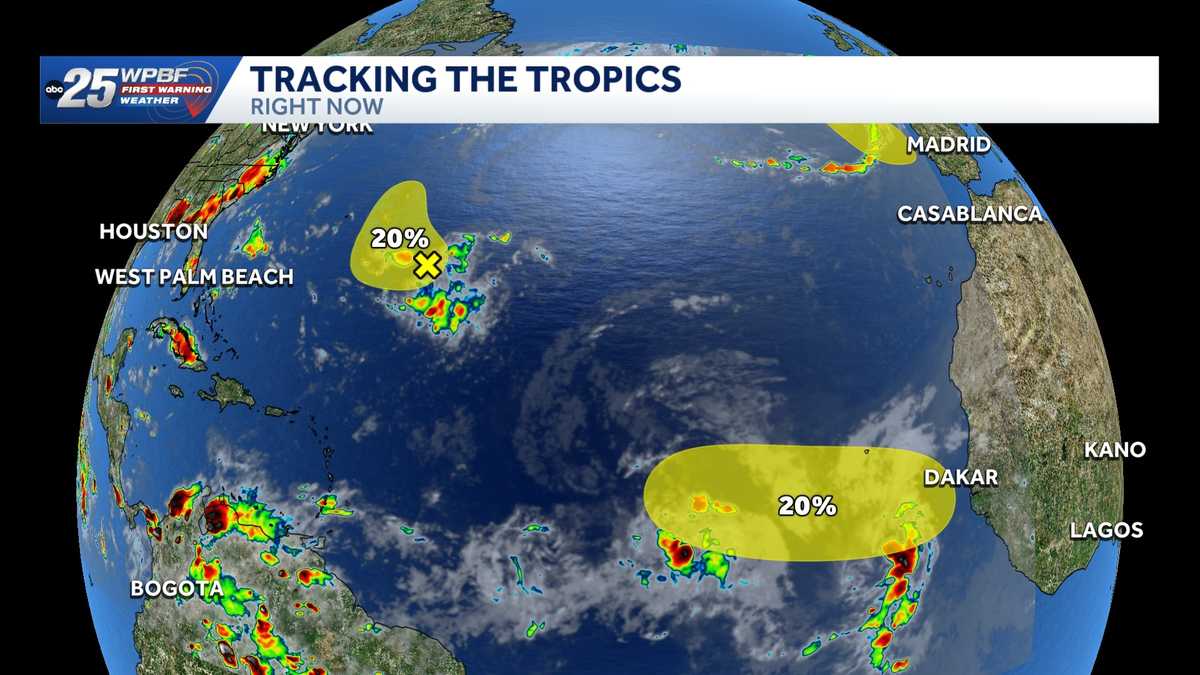 NHC monitoring a new wave off the coast of Africa with low development odds