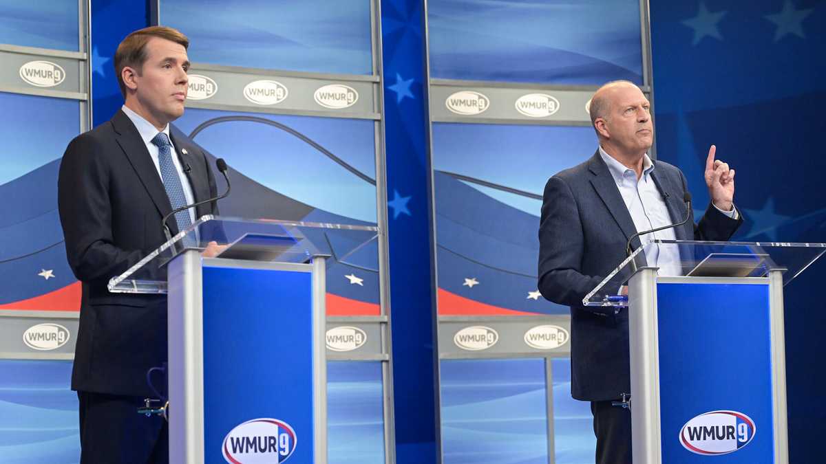 2026 NH race: Chris Pappas, John E. Sununu debate - WMUR