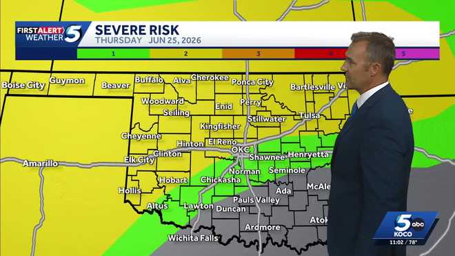Severe storms spin up tornado Thursday