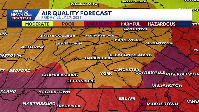 Smoke, haze worsen Friday; storm chances rise Saturday