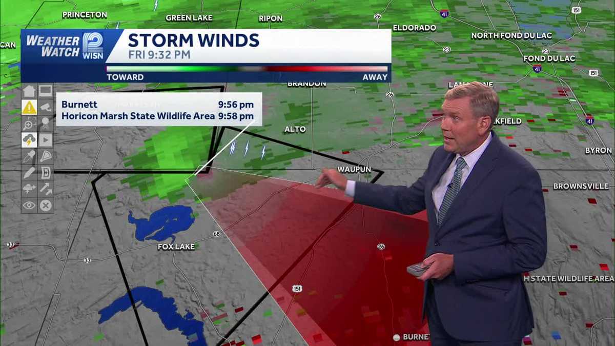 Tornado Warning issued for multiple counties in southeast Wisconsin