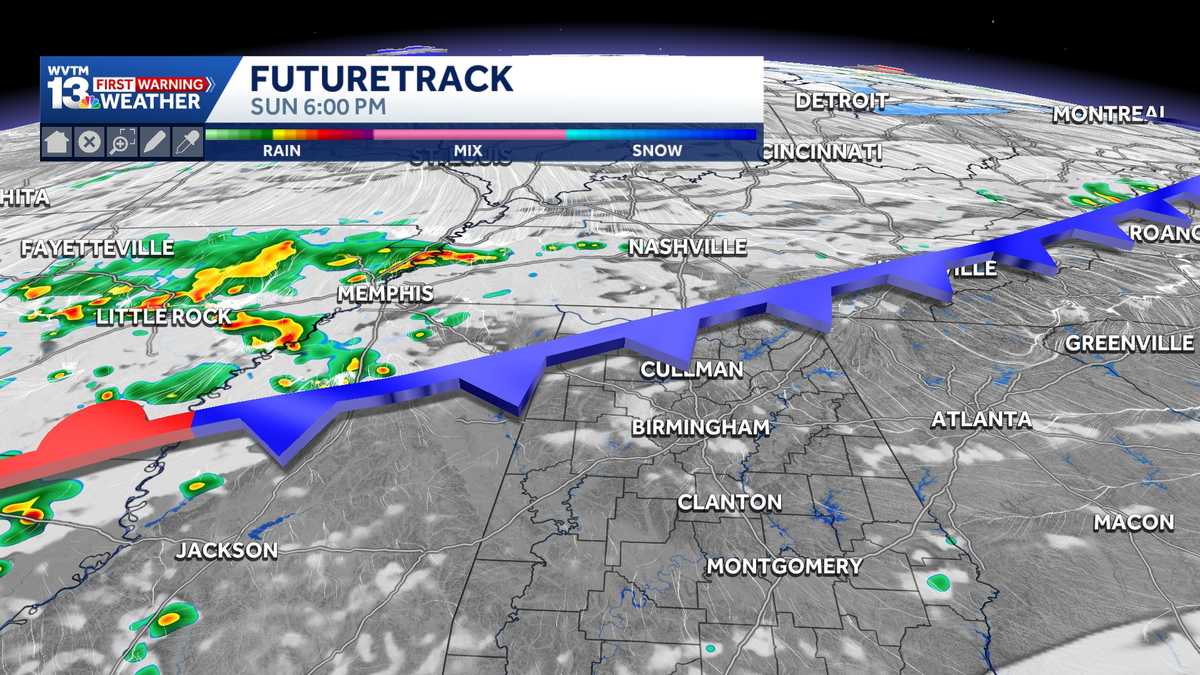 Alabama Weather Forecast: Spotty storms possible