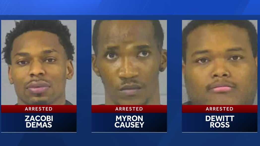 Three men charged in Pennsylvania fast food burglaries, police say