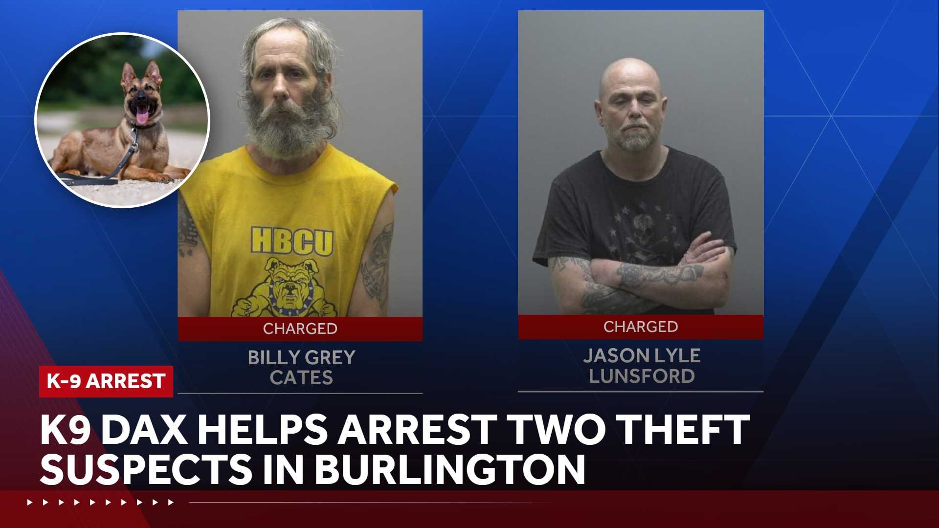 Two men jailed without bond in Burlington catalytic converter theft case
