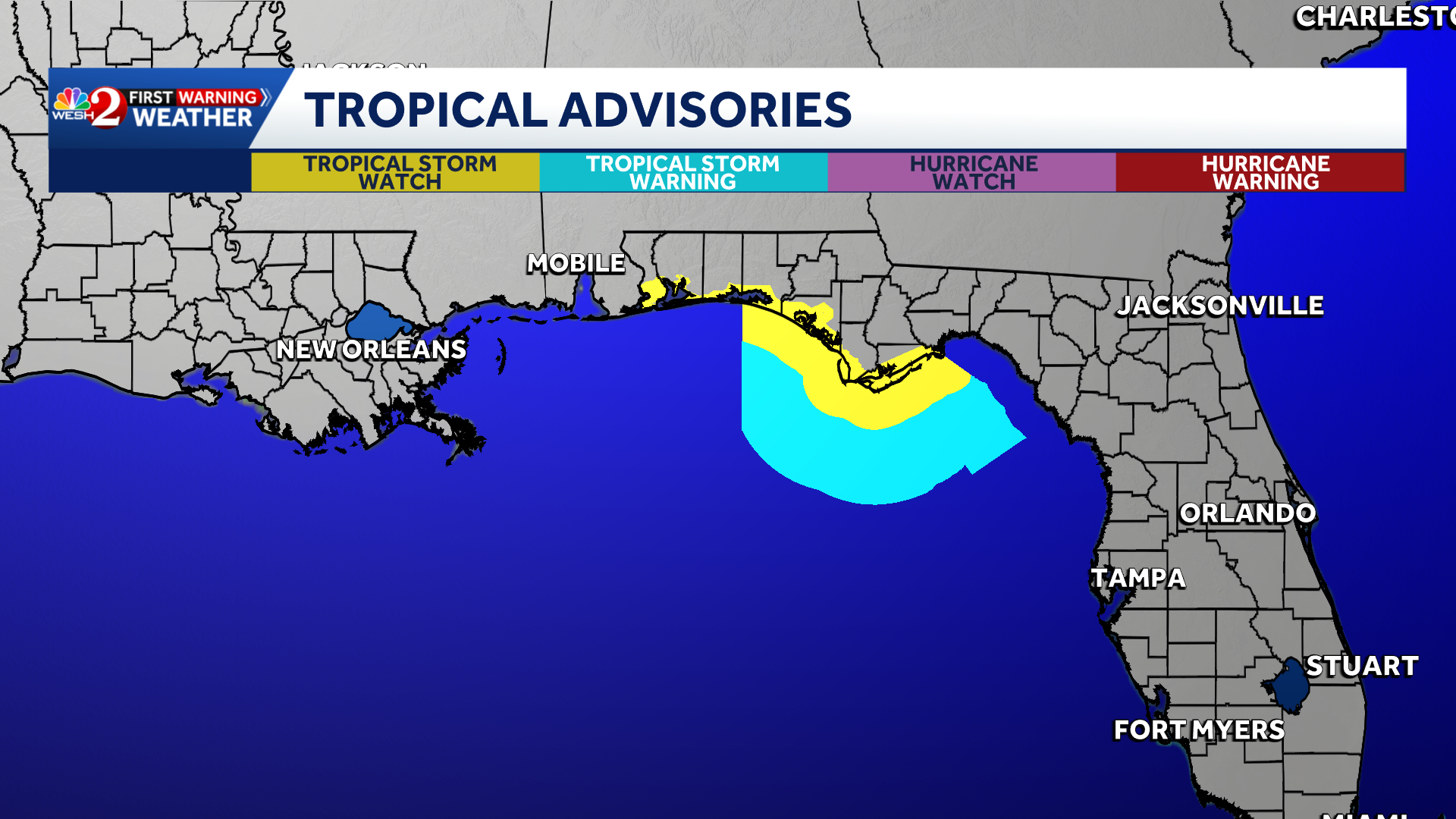System in Gulf upgraded to Tropical Depression Two; tropical storm watch issued