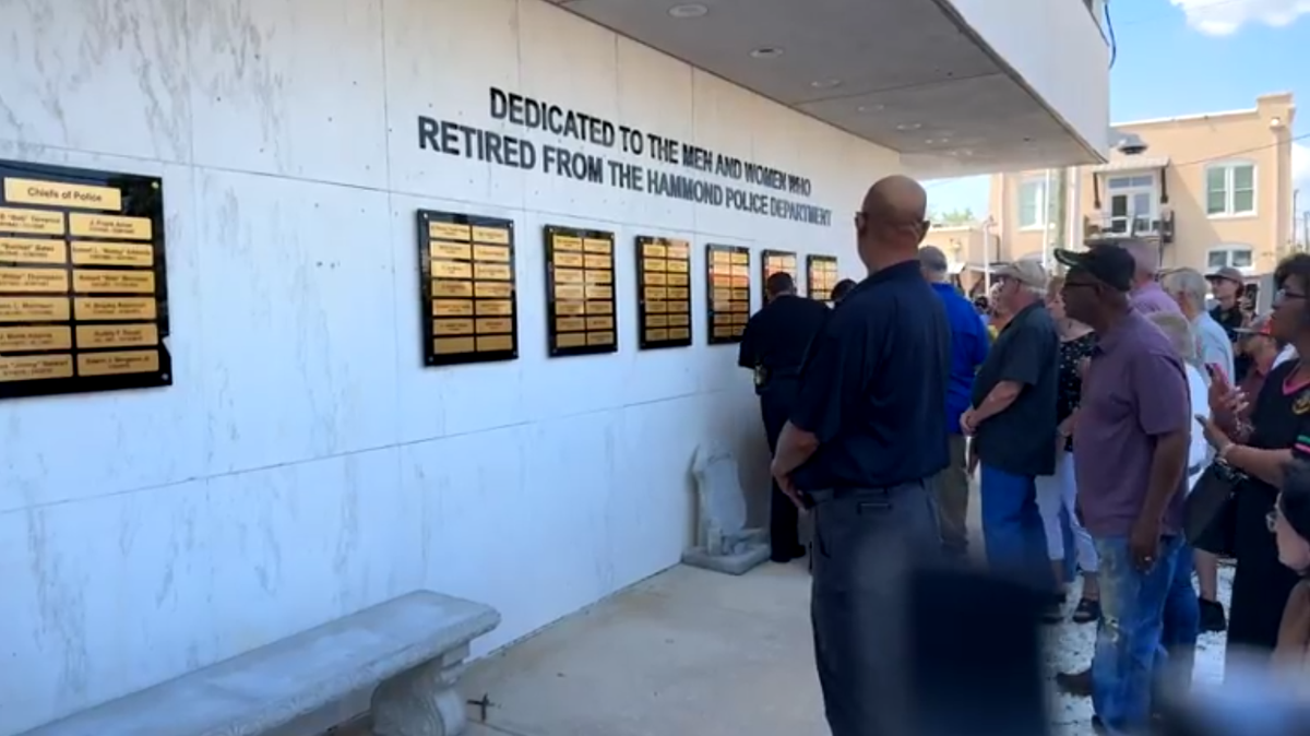 Hammond police honor former officers with new history wall