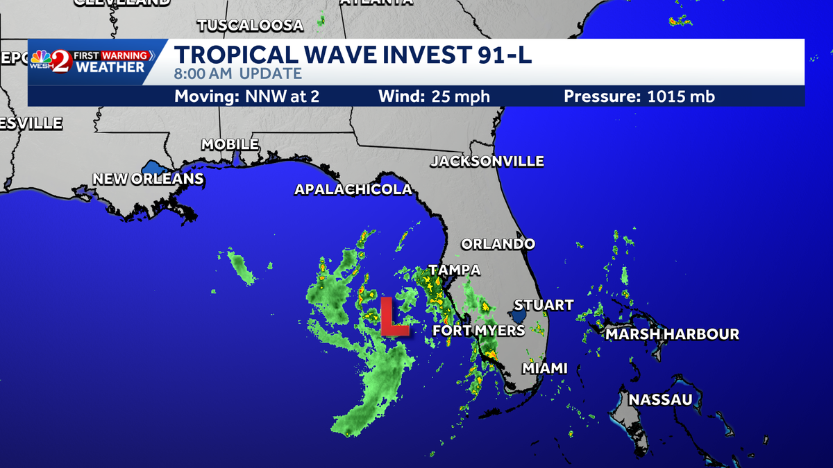 Tracking Invest 91-L: Maps, spaghetti models