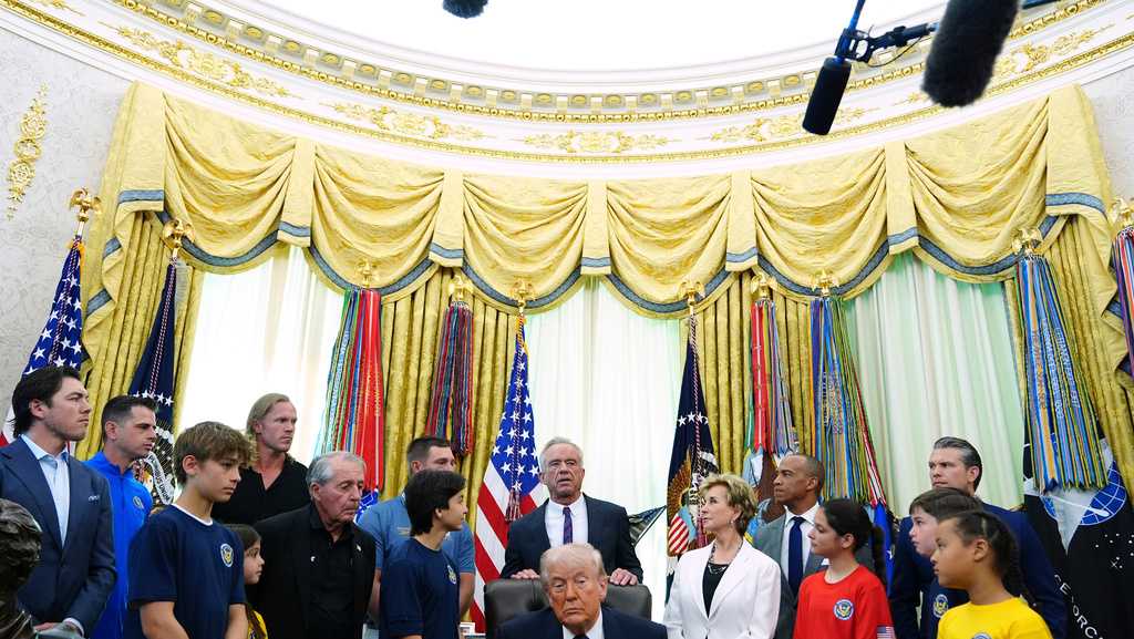 The Presidential Physical Fitness Award is back as Trump revives annual fitness test in US schools