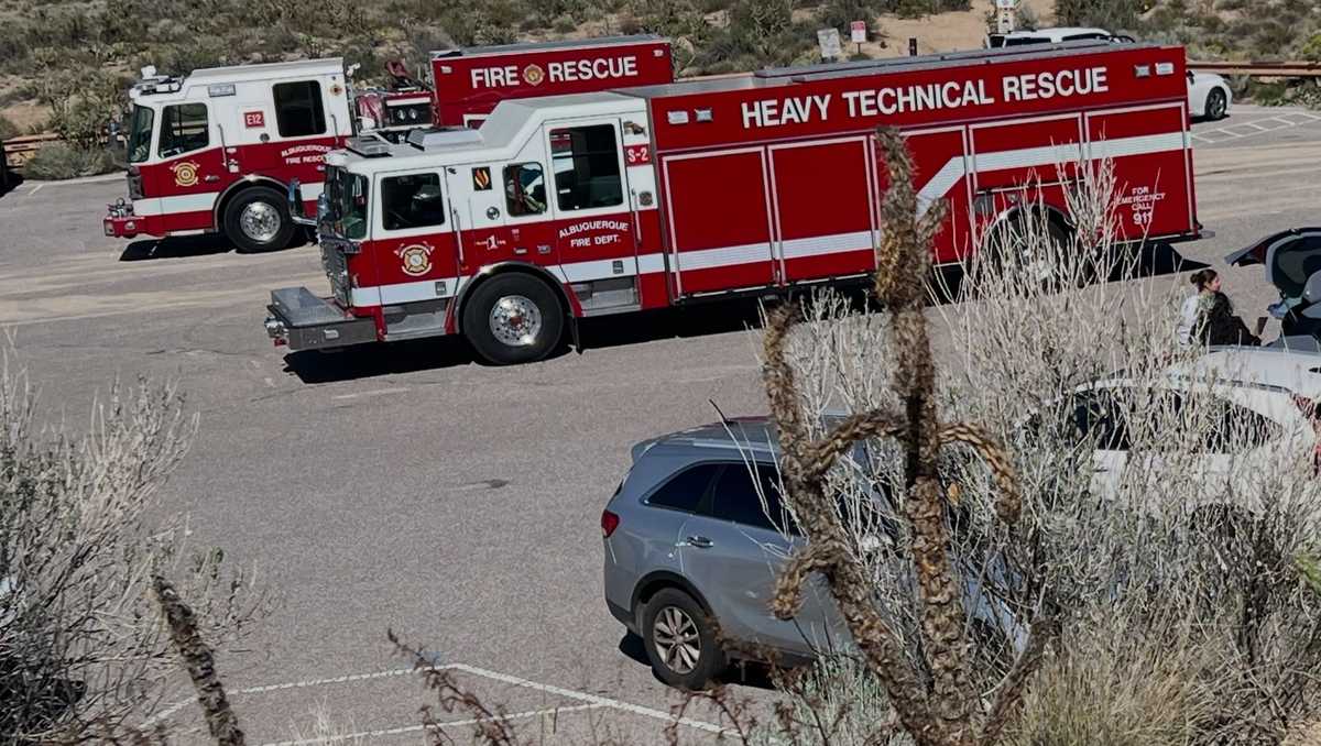 AFR rescues hiker stranded in drainage in the Sandia Mountains