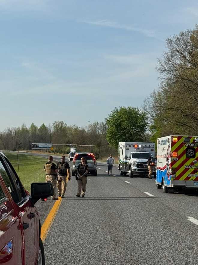 i-65 south near underwood, in