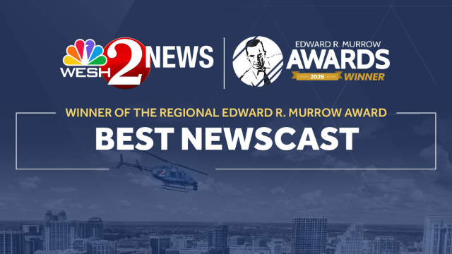 WESH 2 News wins regional Edward R. Murrow Award for best newscast