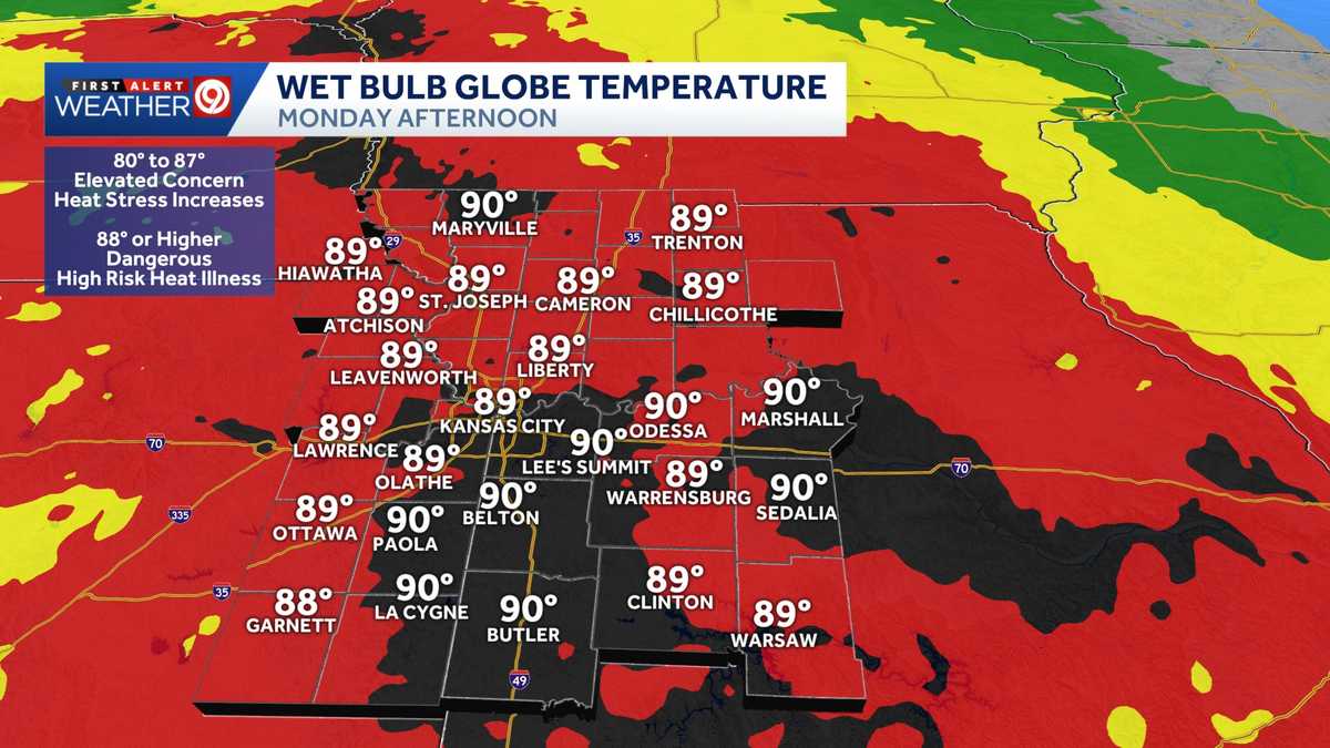 Kansas City's hottest day of the year so far is here
