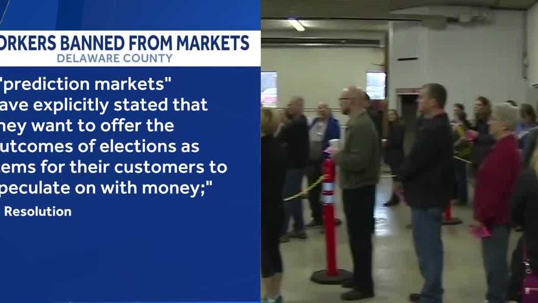 Delaware County bans poll workers from using prediction markets