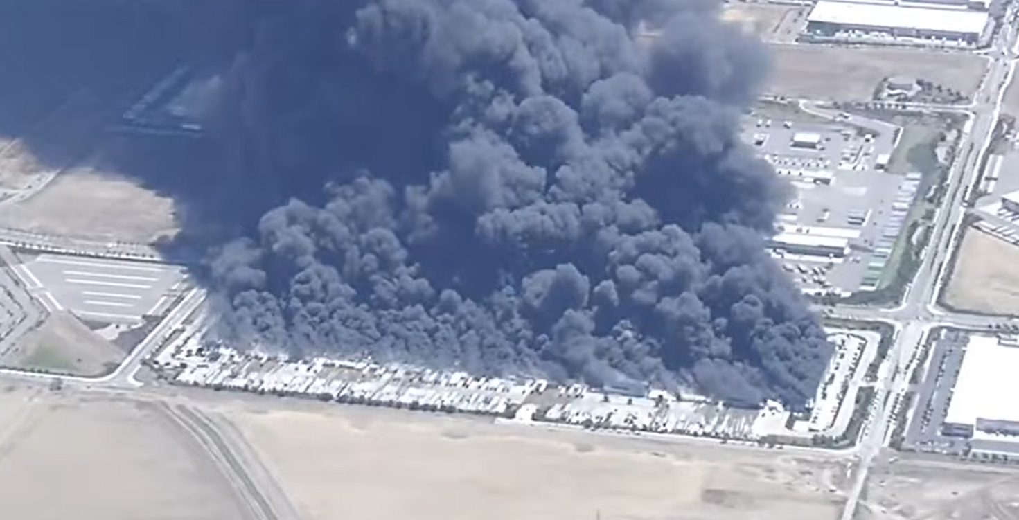 Massive fire destroys 1 million-square-foot Medline Industries distribution facility in California