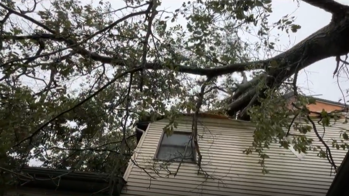 Green Township neighbors dealing with major damage after Tuesday's storms