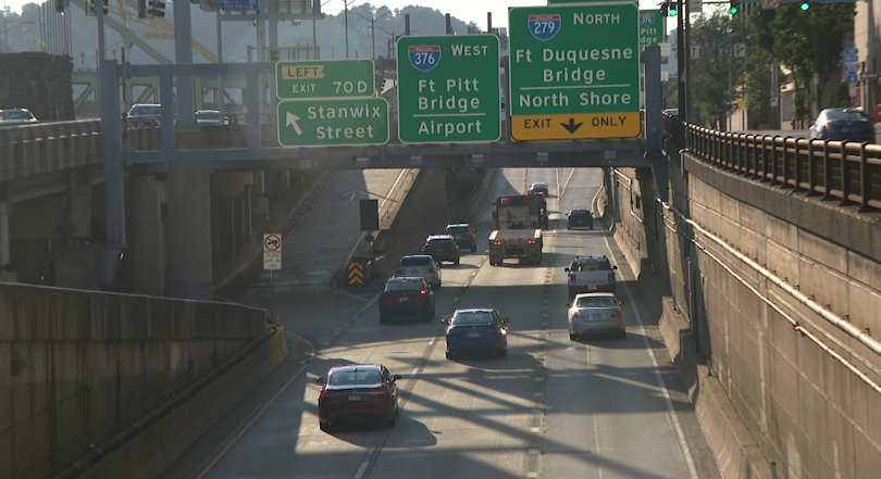 wtae.com - Jordan Cioppa - Upcoming construction project on Parkway East to bring traffic changes to the 'Bathtub