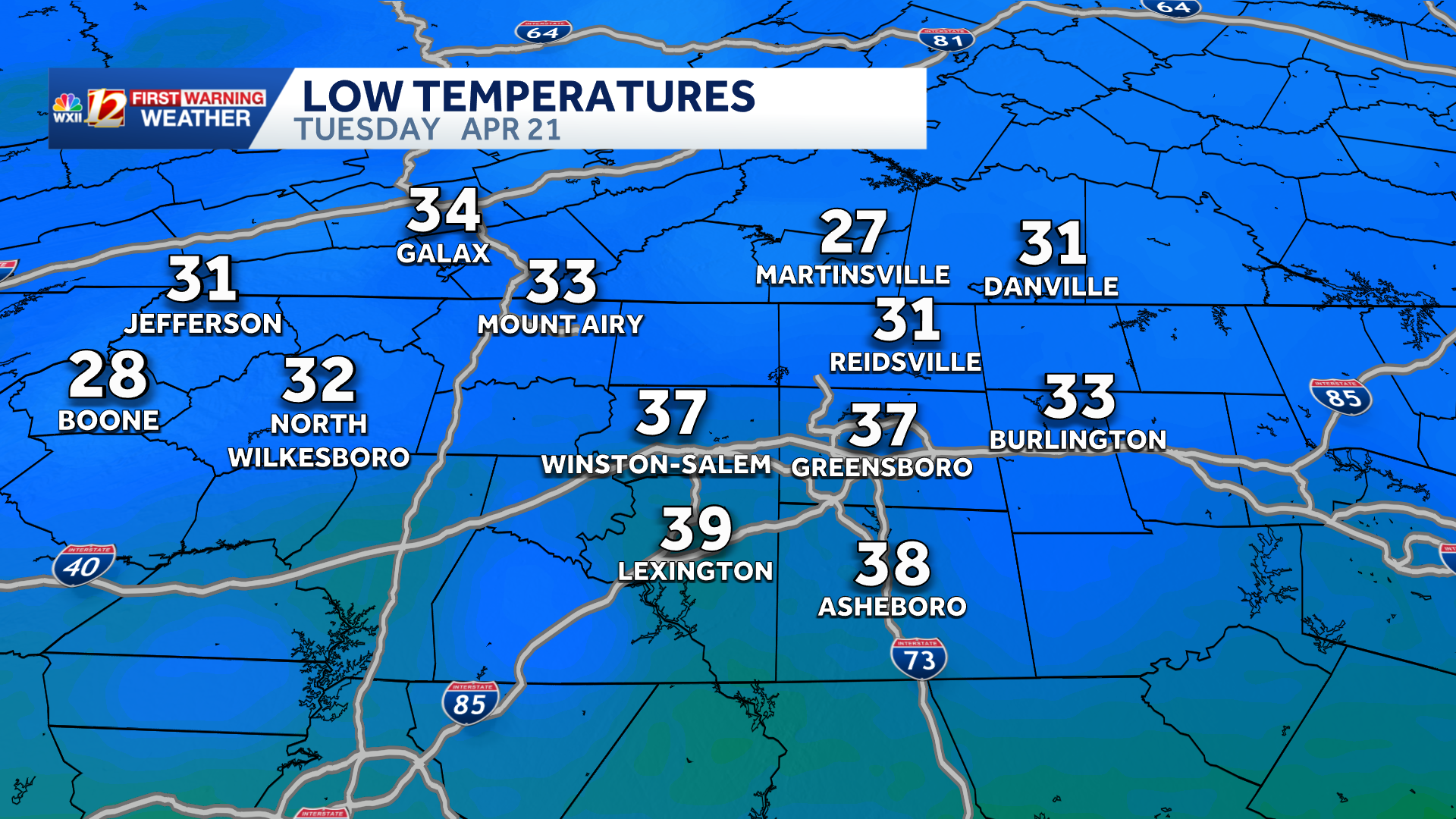 Warming into midweek | Back into the 80s once again - WXII
