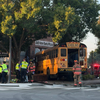 North Carolina school bus driver cited after crashing into pizza restaurant