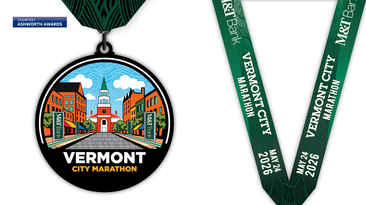 The best of Burlington: 2026 Vermont City Marathon medals showcase vibrance and sustainability