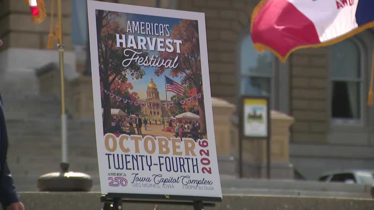 'America's Harvest Festival': Gov. Reynolds announces Iowa's America 250 event