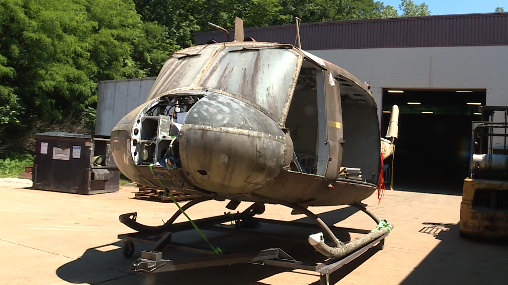 Green Township raising money to restore Huey helicopter as memorial for veterans