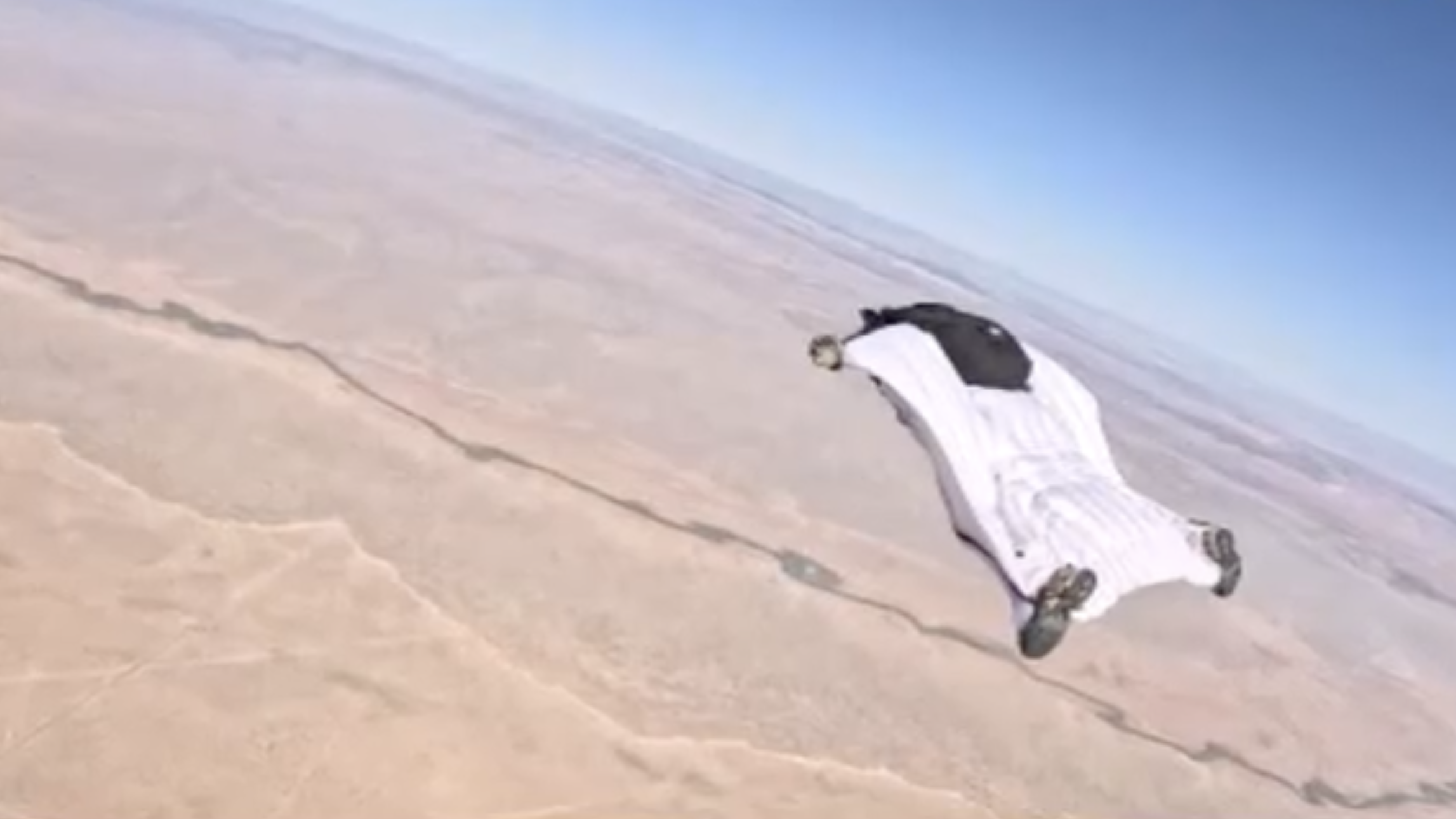 Man becomes oldest to fly with wingsuit, attempts to break world record