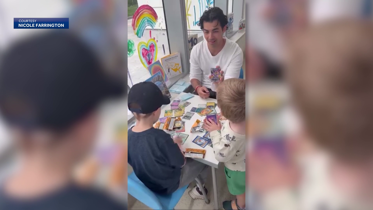 Joe Jonas surprises boy at Boston Children's Hospital with Pokémon ...
