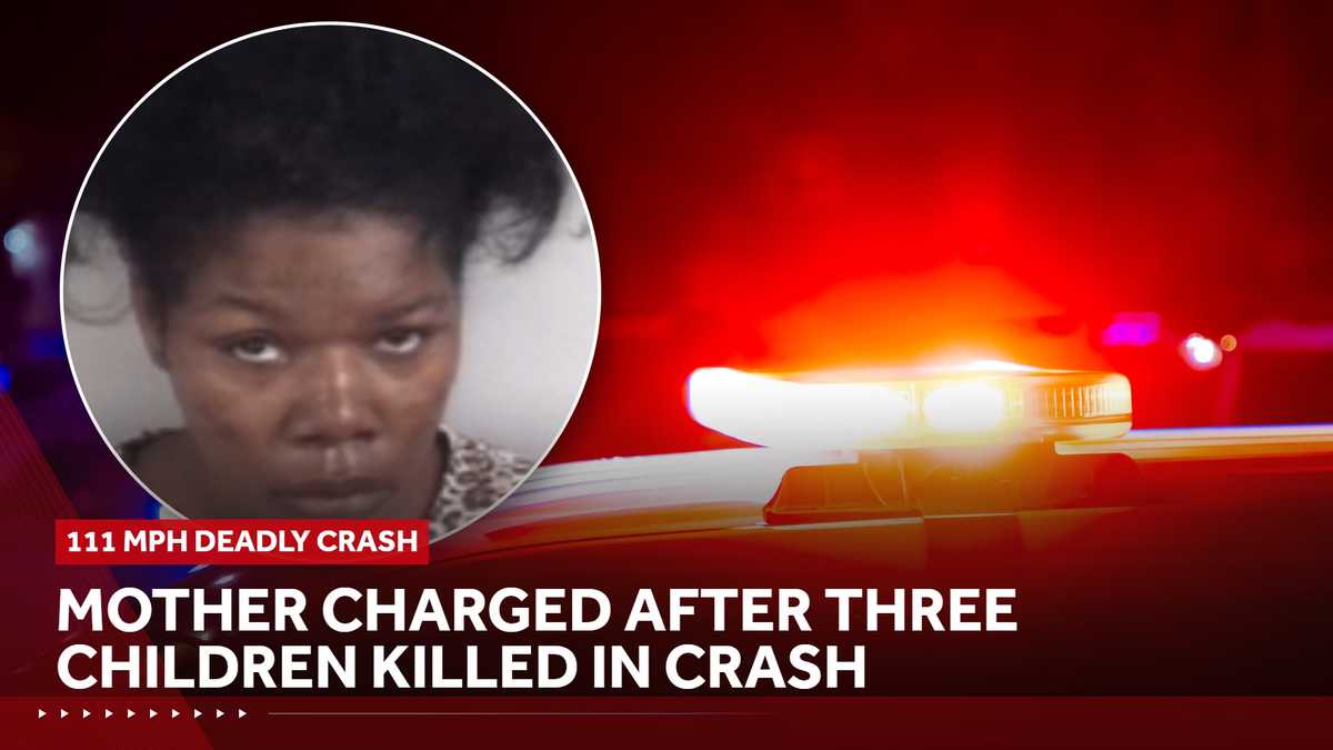 North Carolina mom charged 111-mph crash killed three children - WXII