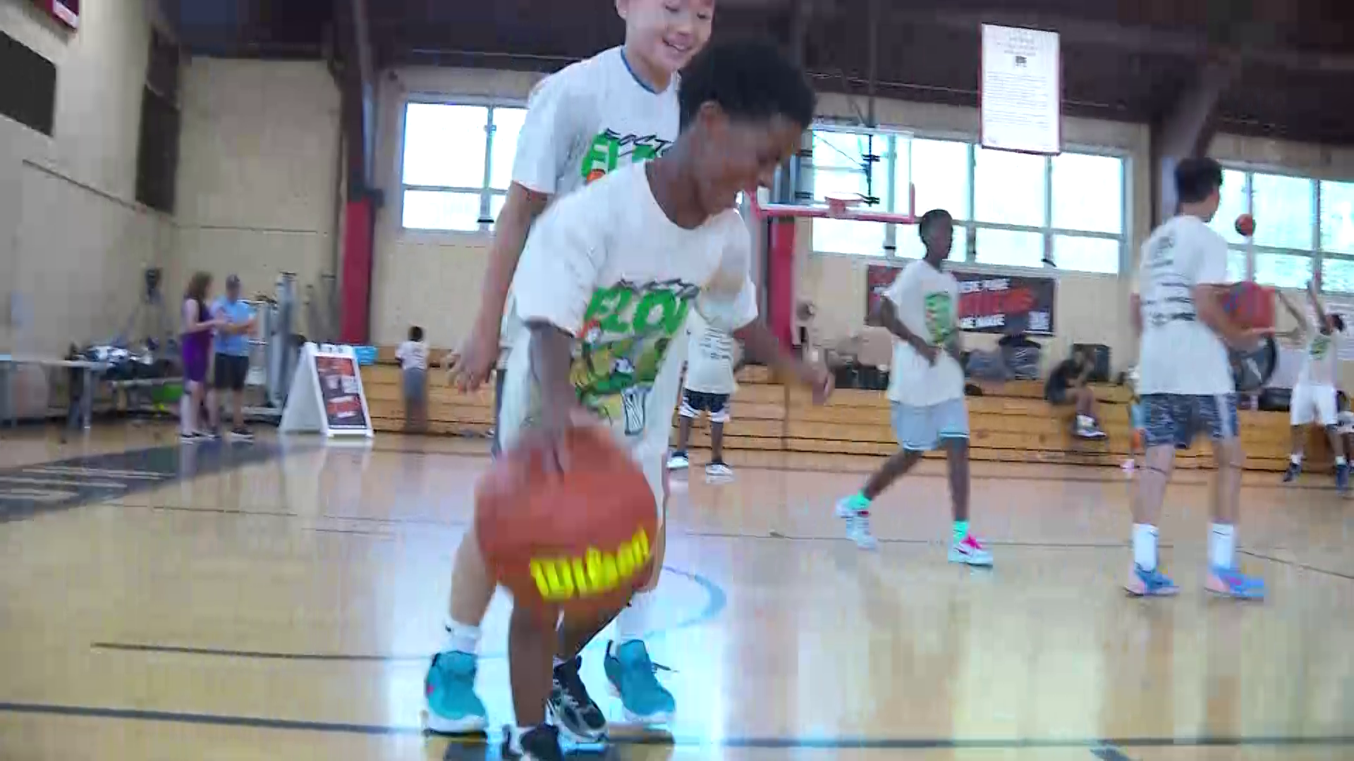 Roxbury basketball campers react with shock to Jaylen Brown trade