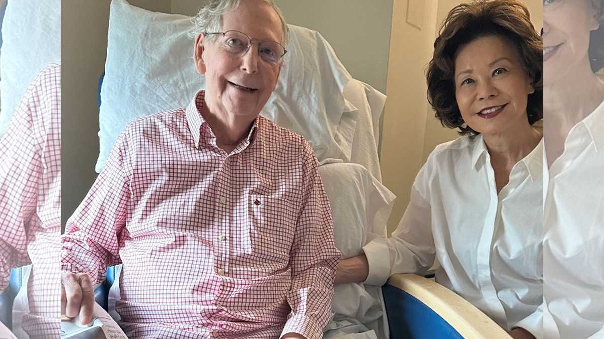Sen. Mitch McConnell Shares Photo Following Hospitalization After Fall