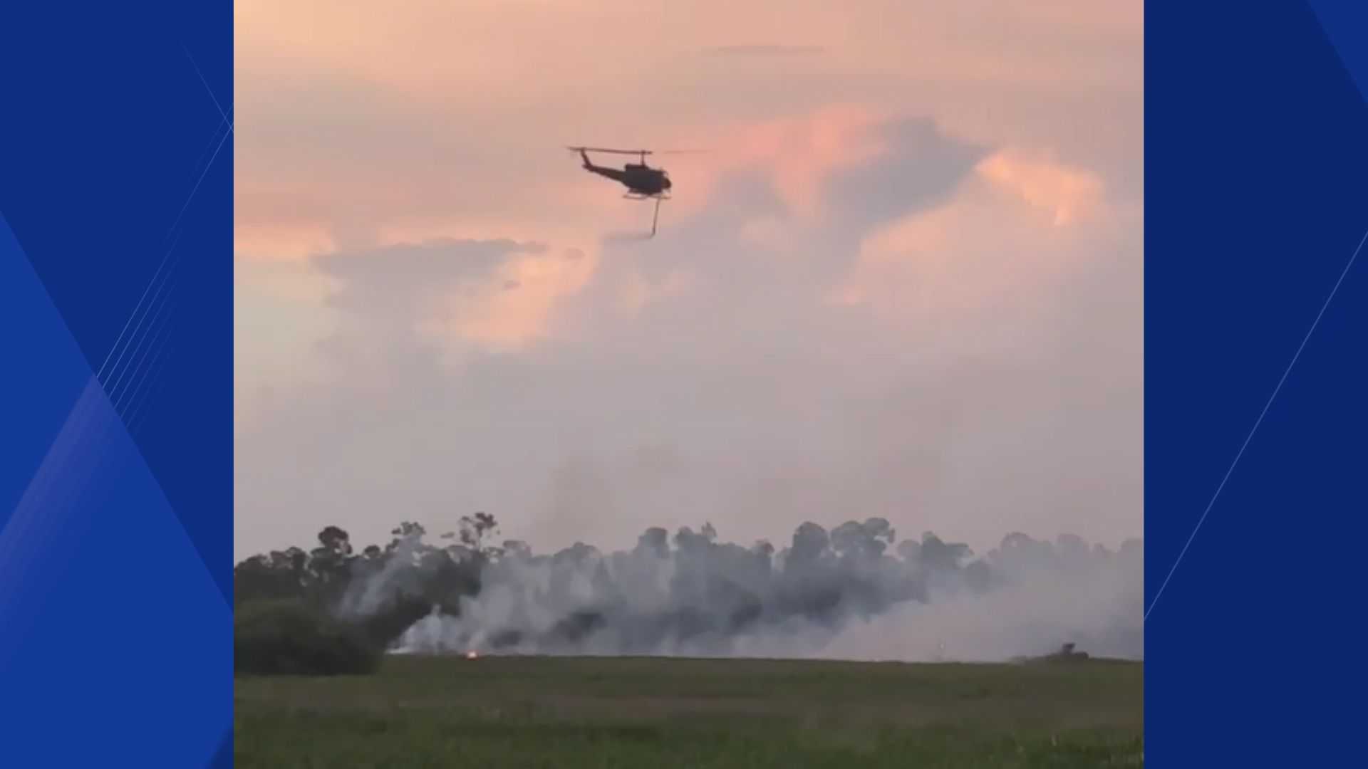 Brush fires spread across Gulf Coast as blaze grows to 240 acres in Babcock/Webb wildlife area