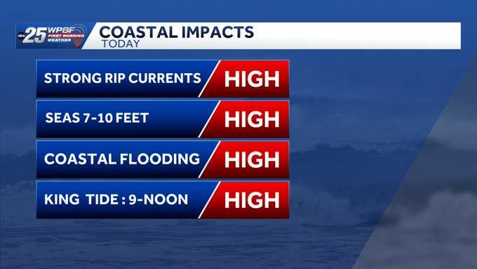 Scattered storms add to South Florida’s coastal flooding