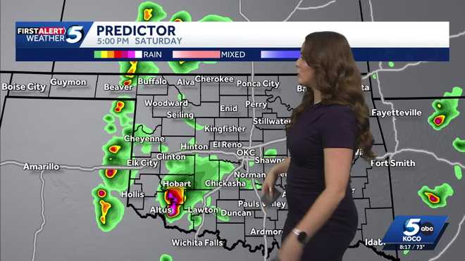 Riesgo de tormenta en Oklahoma 30 de mayo de 2026