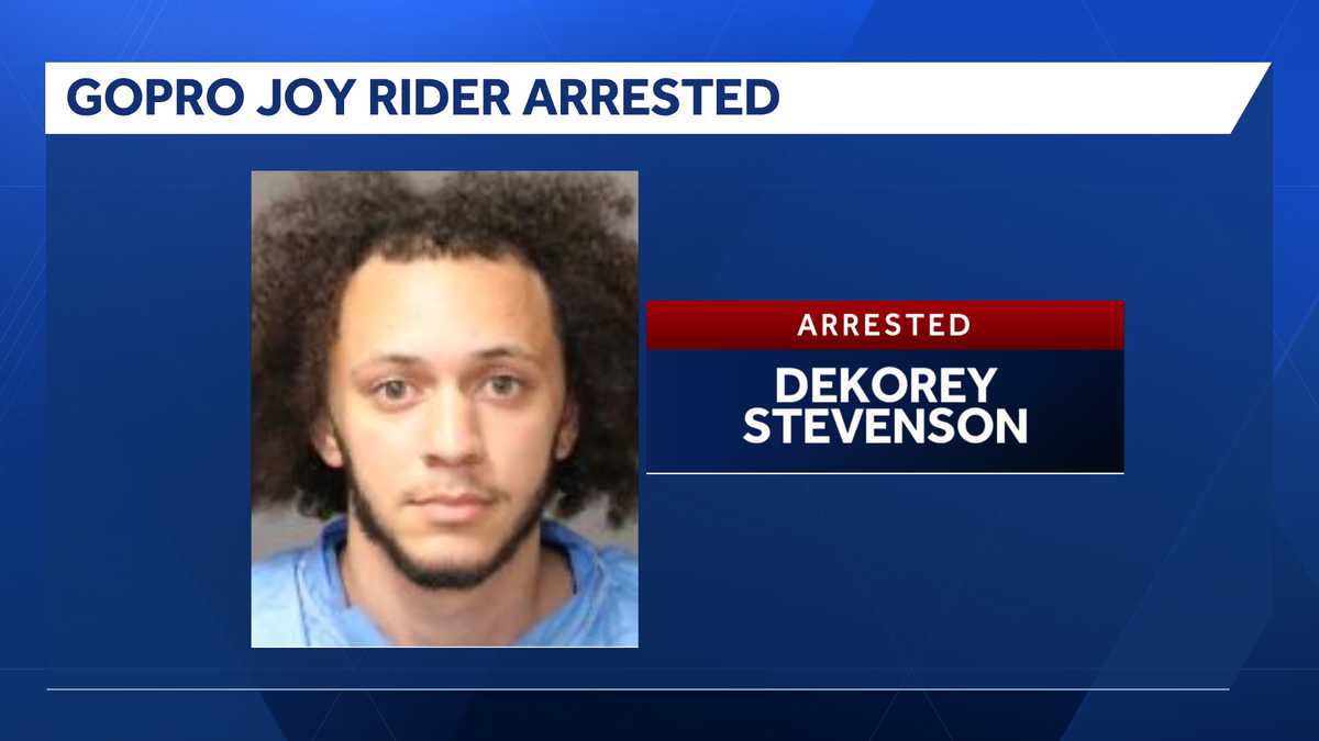 GoPro joyrider arrested on numerous charges