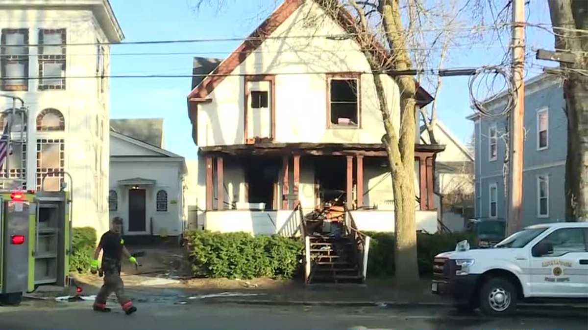 Fire breaks out next door to Hope House in Lewiston