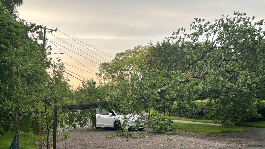 Severe storms bring outages, damage to Mass.