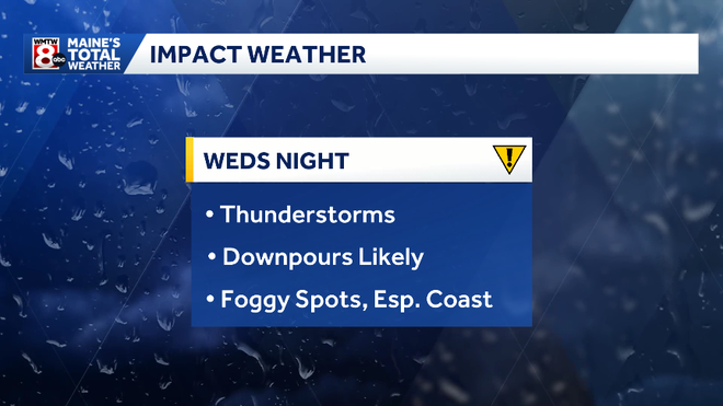 Downpours pose flash flood risk in parts of Maine