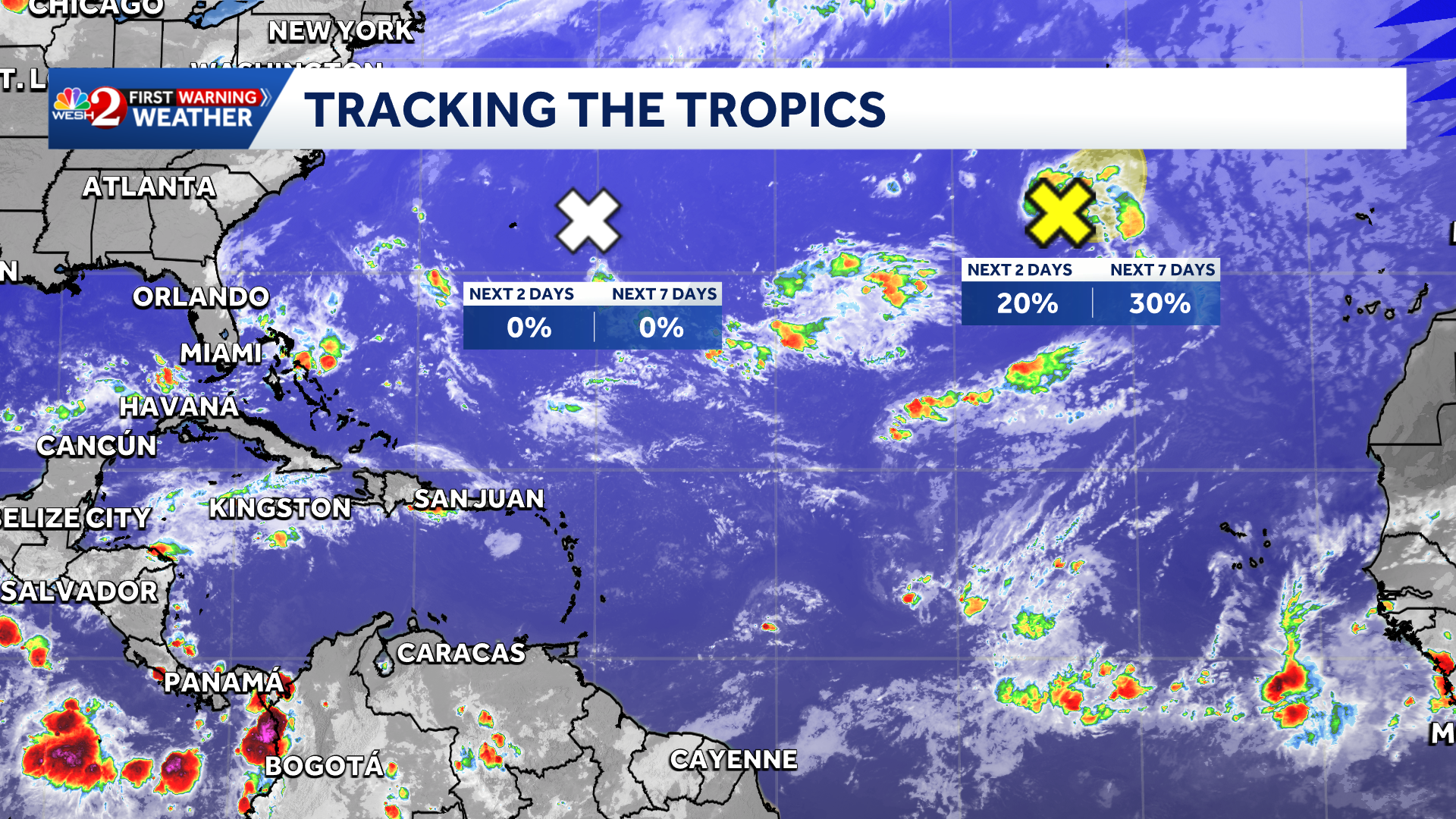 National Hurricane Center tags new disturbance in Atlantic