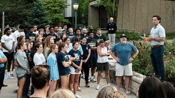 One year later: Marquette athletes gather to remember lacrosse players killed in crash